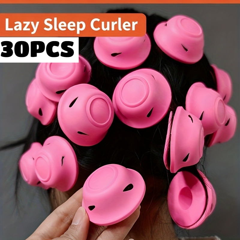10/30pcs Mushroom Hair Curlers - Hair Care Formulation ulasan dan harga