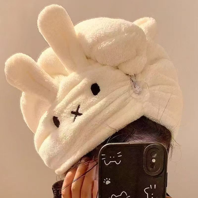 Cute Rabbit Ear Hat Miffy Dry  - Hair Care In Japan ulasan dan harga