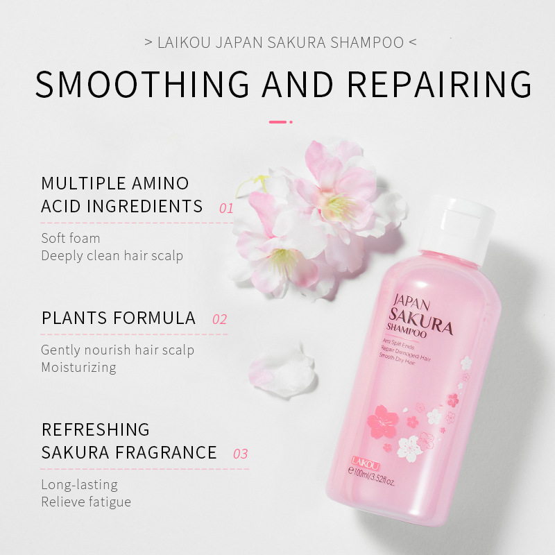 LAIKOU Japan Sakura Shampoo/Co - Hair Care In Japan ulasan dan harga