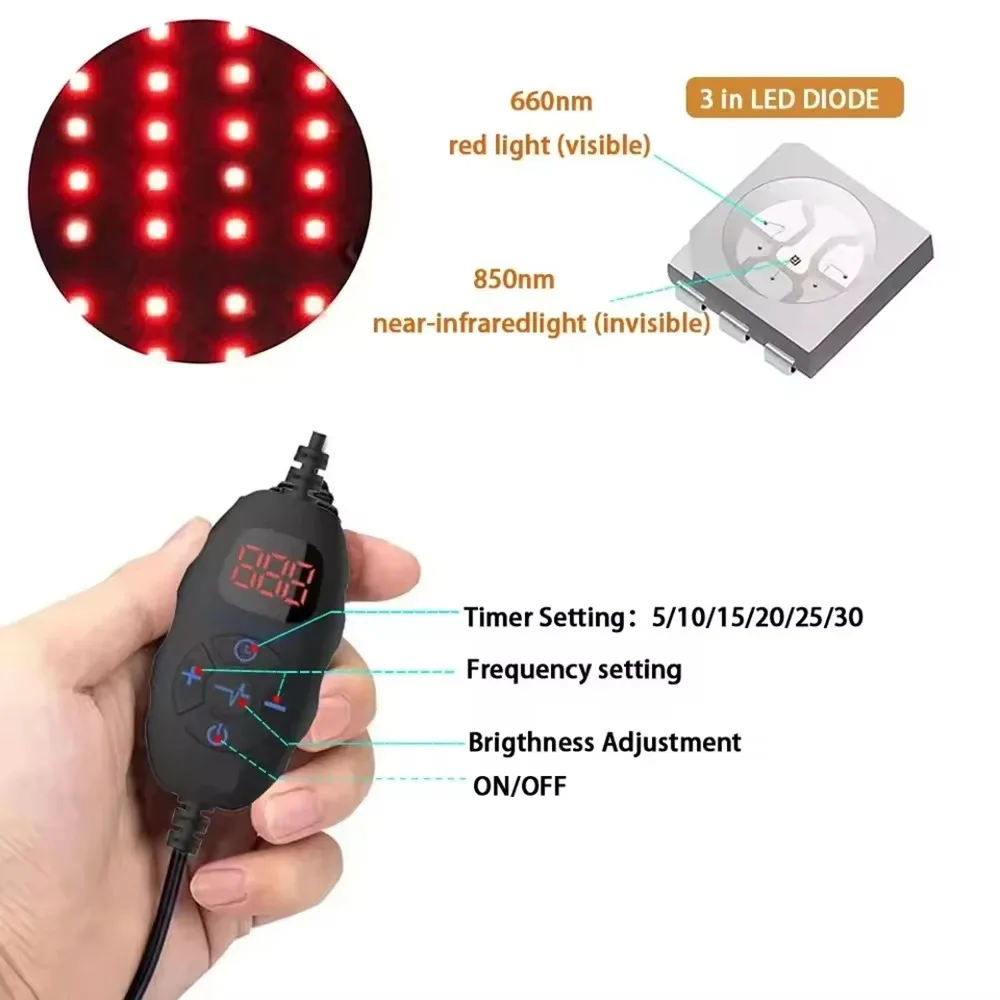LED Red Light Therapy Hat For  - Hair Care Frizzy Hair ulasan dan harga