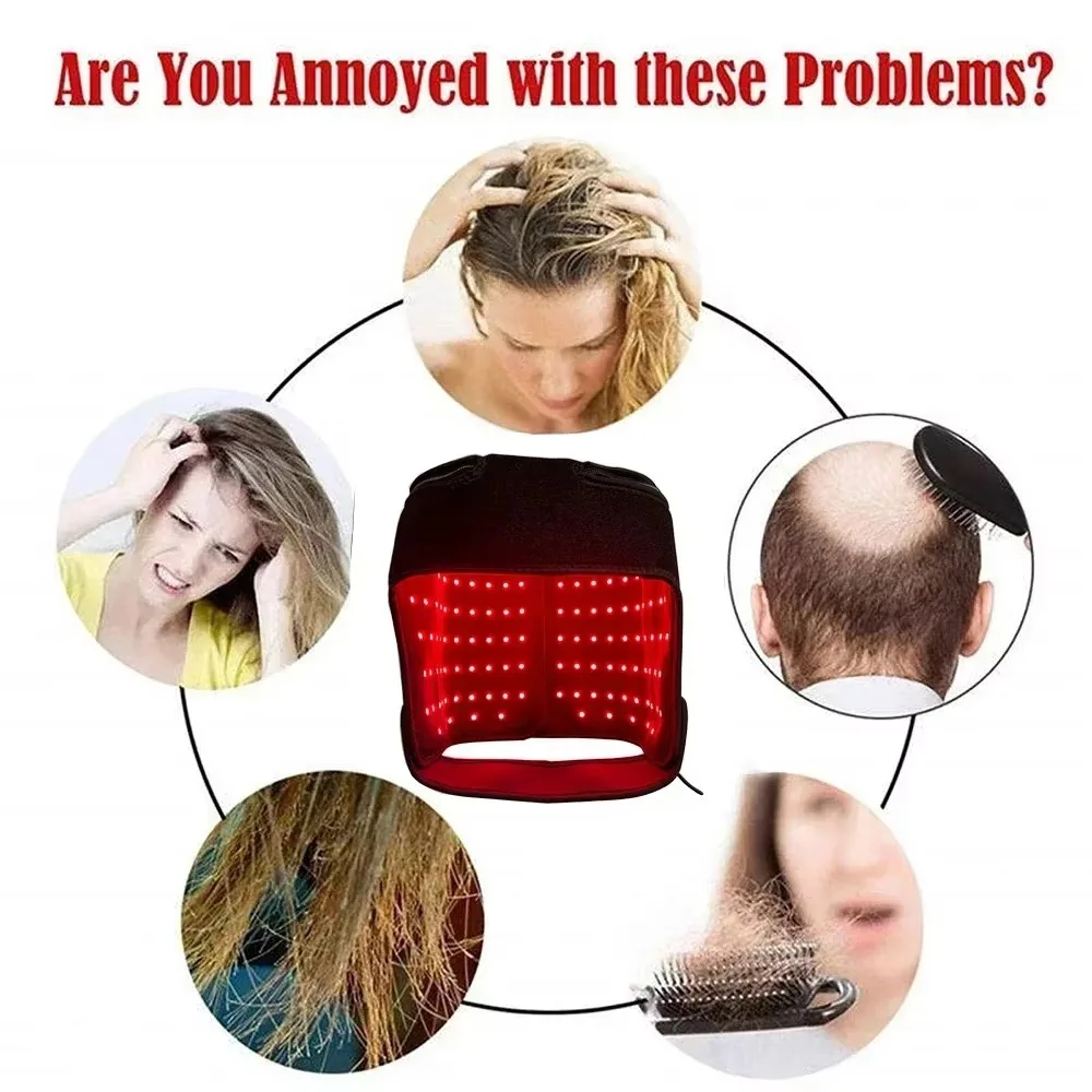 LED Red Light Therapy Hat For  - Hair Care Frizzy Hair ulasan dan harga