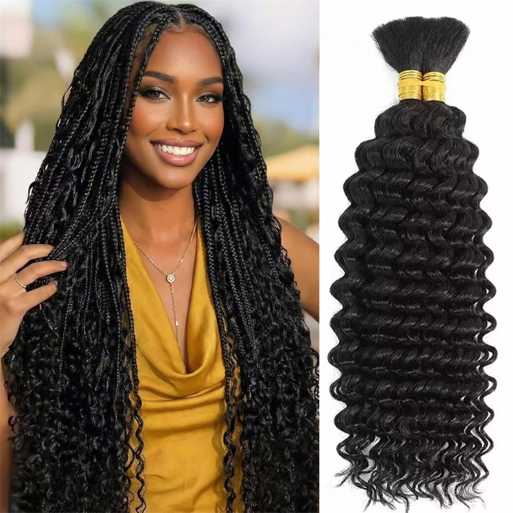 Deep Wave Bulk Human Hair Brai - Hair Care Formulation ulasan dan harga