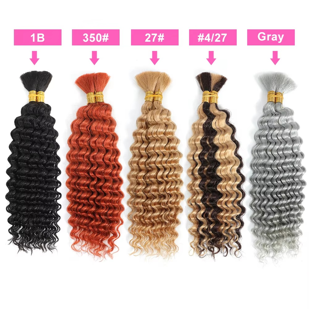 Deep Wave Bulk Human Hair Brai - Hair Care Formulation ulasan dan harga
