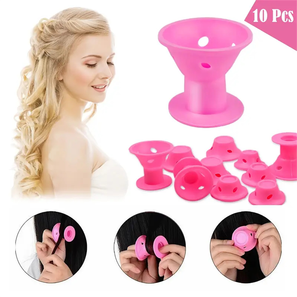 10/20pcs Mushroom Hair Curlers - Hair Care Formulation ulasan dan harga