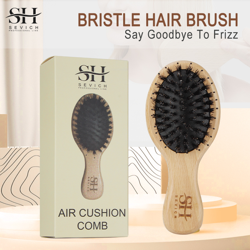 Natural Boar Bristle Hair Fluf - Hair Care In Salon ulasan dan harga