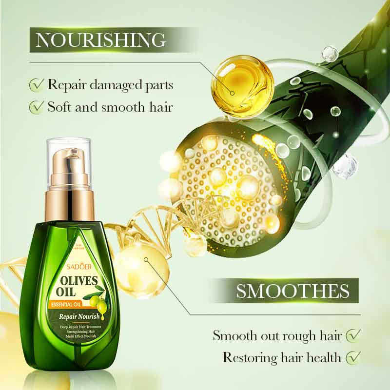 Olive Qihuan Shining Hair Care - Hair Care Olive Oil ulasan dan harga